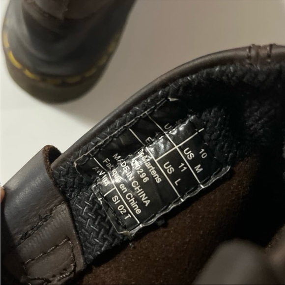 Doc Marten 2295 EXTRA WIDE LEATHER SLIP ON WORK BOOTS Volcano Brown Men’s 10 (F) - Picture 10 of 10